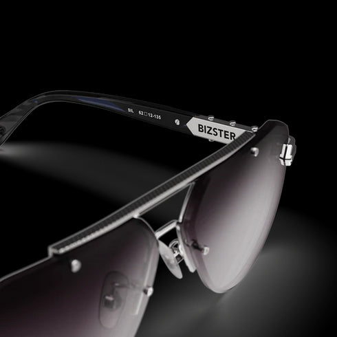 Sunglasses - Bizster - Black / Silver